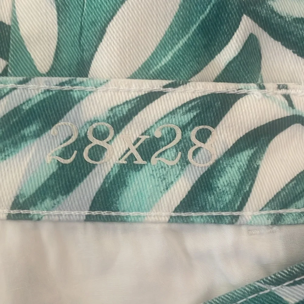Tommy Bahama women’s leaf print ankle Pant (sample) 28 x28 - Picture 7 of 8